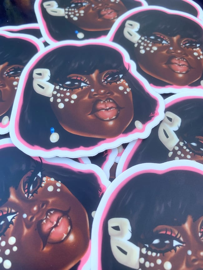 "Black Barbie" Stickers