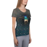 Image 1 of Tiger Beetles Fitted Athletic T-shirt