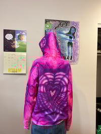 Image 4 of Heart hoodie / Size Large 