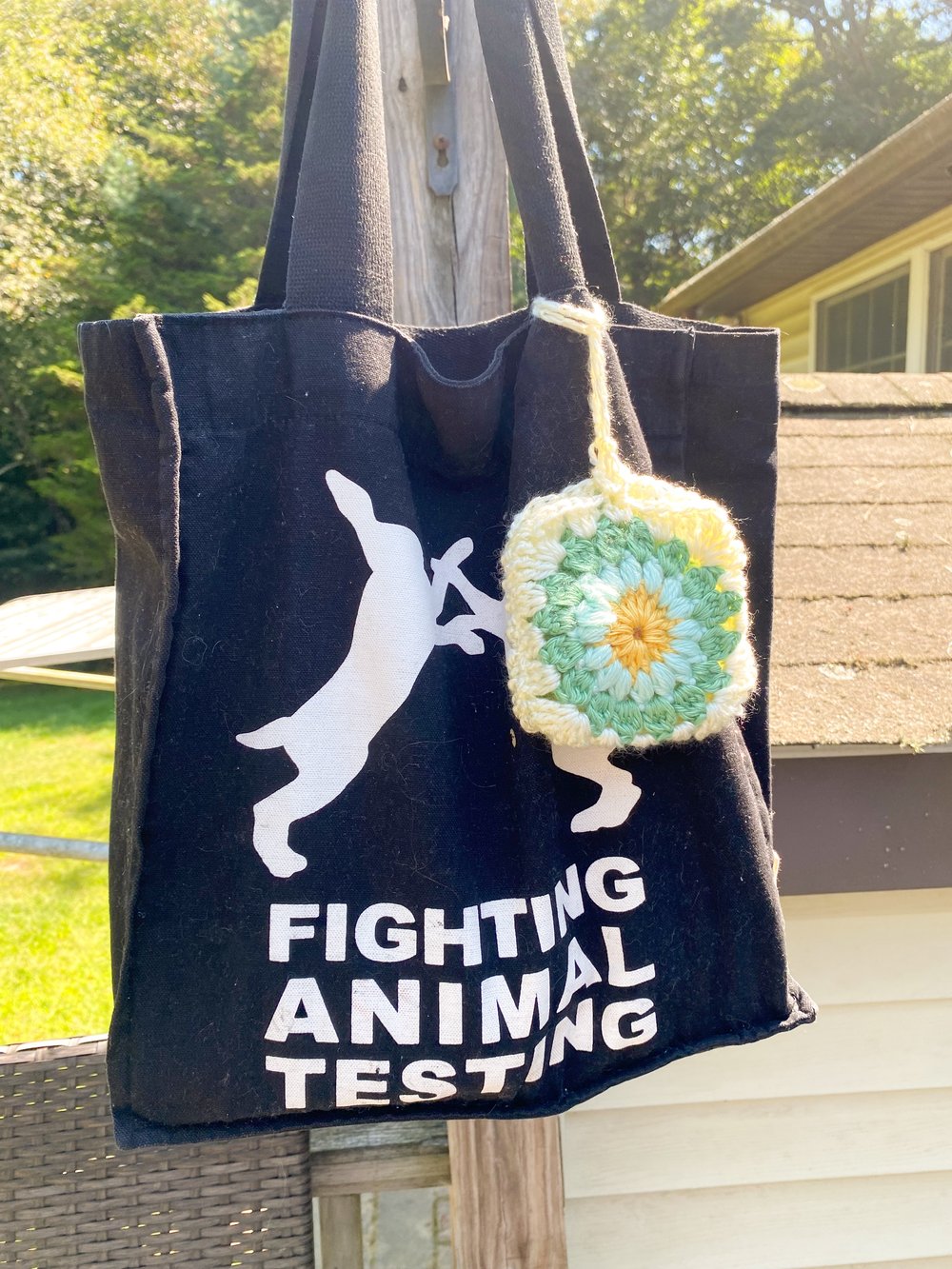 Image of Sunburst Square Bag Charm/Pouch