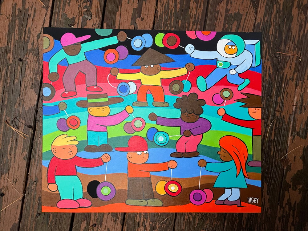 Image of We All Be Yo-Yoing Out Here canvas 20x24