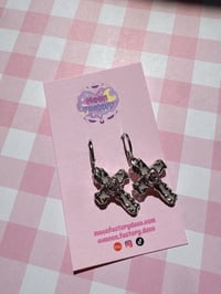 Image 2 of Cross heart earrings 💓