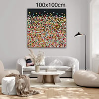 Image 2 of Custom size Extra Large Art - Cosmos Blooms