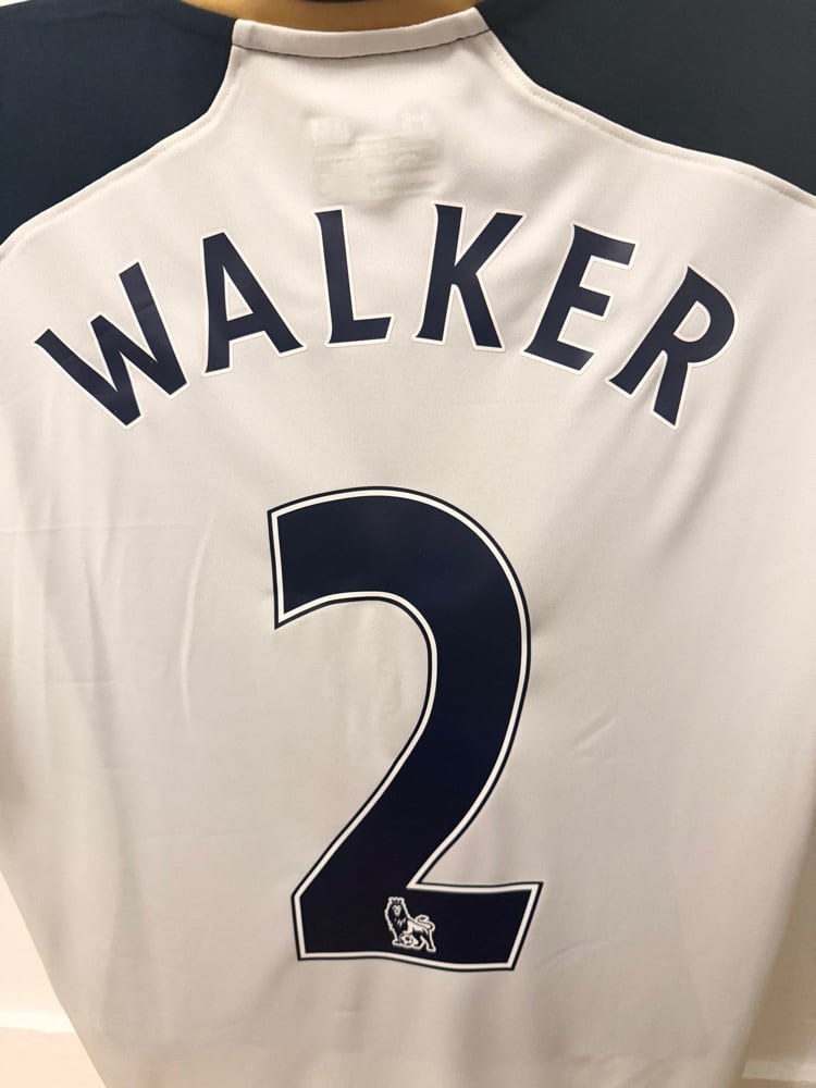 Image of PRE ORDER: NEW Tottenham Hotspur “WALKER 2” 2016/17 Home Shirt + PL patches (L)