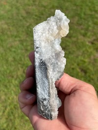 Image 10 of Green Fluorite On Druzy Quartz With UV Dog Tooth Calcite #2225