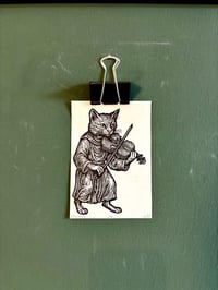 Image 4 of Geigenkatz // Kunstdruck