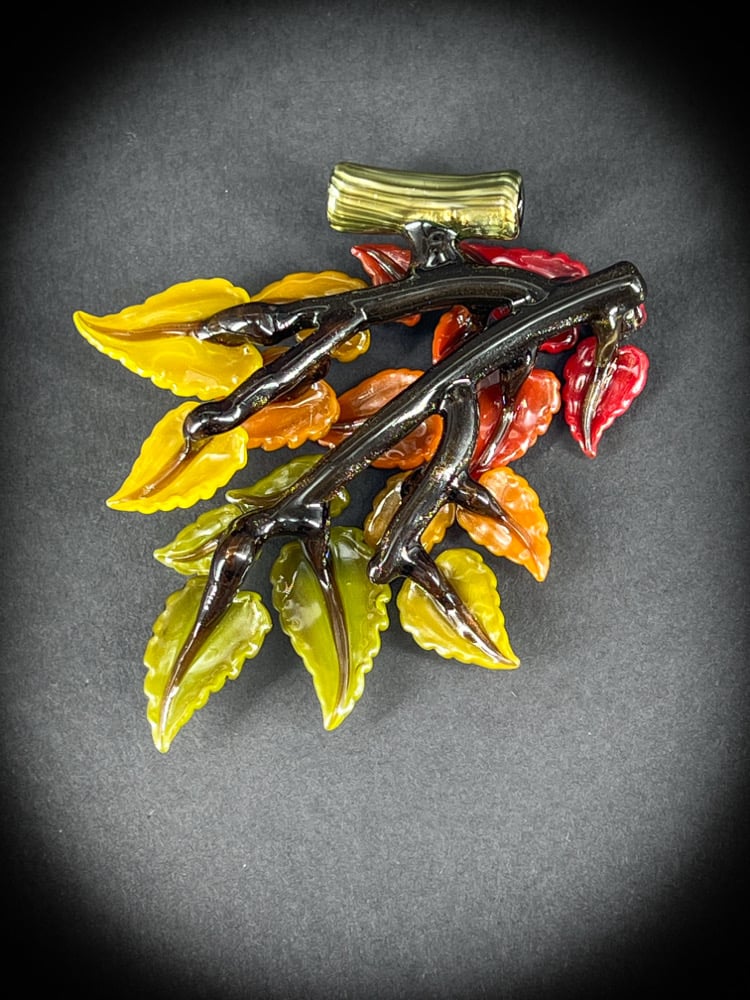 Image of Fall Fades 2025 Leaf Vine Pendant 13