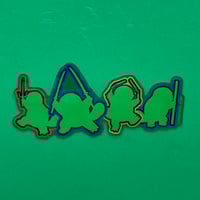 “Ninja Squirtles” Die-cut Stickers