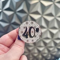 Image 4 of 40th Golf ball Enamel Pin