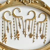Image 4 of GOLD SNAKE EAR CUFFS