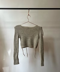 Image 1 of Knitted Crop Long Sleeve