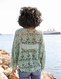 Image 2 of Crochet Kimono