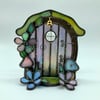 Iridescent Purple Fairy Door Candle Holder