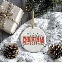 Personalized Family Christmas  2025 Ornament