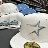 Image 1 of New Era 59Fifty Shoe Pack Optic White DashMark Mesh 