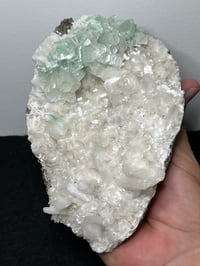 Image 4 of Green Apophyllite & Stilbite Specimen #705