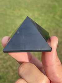 Image 8 of Elite Shungite Pyramid 5cm Squared #2023