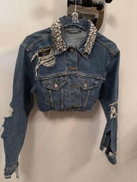 Image 4 of R REWORKED ARCHIVE DENIM JACKET 