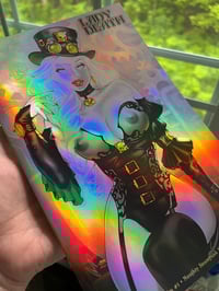 Image 2 of Lady Death Pinup #1 Holo-foil Edition Naughty Steampunk LE to 2