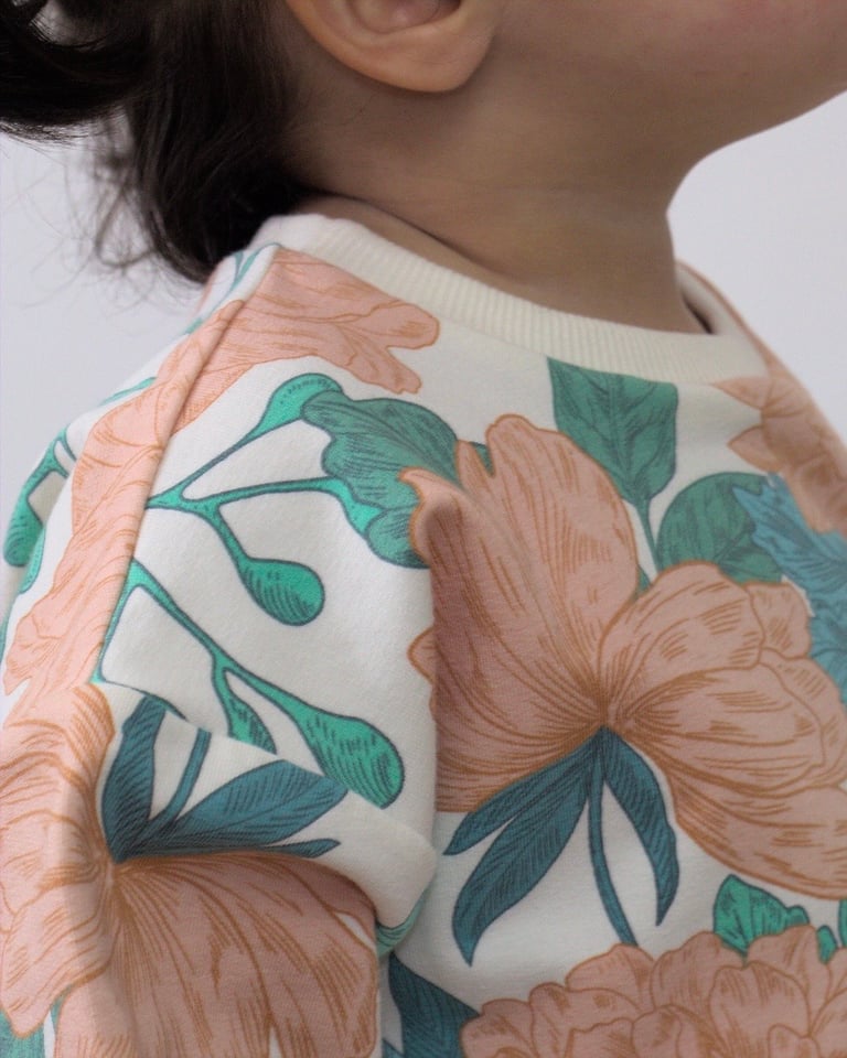 SWEAT CAMILLE fleurs Image 2