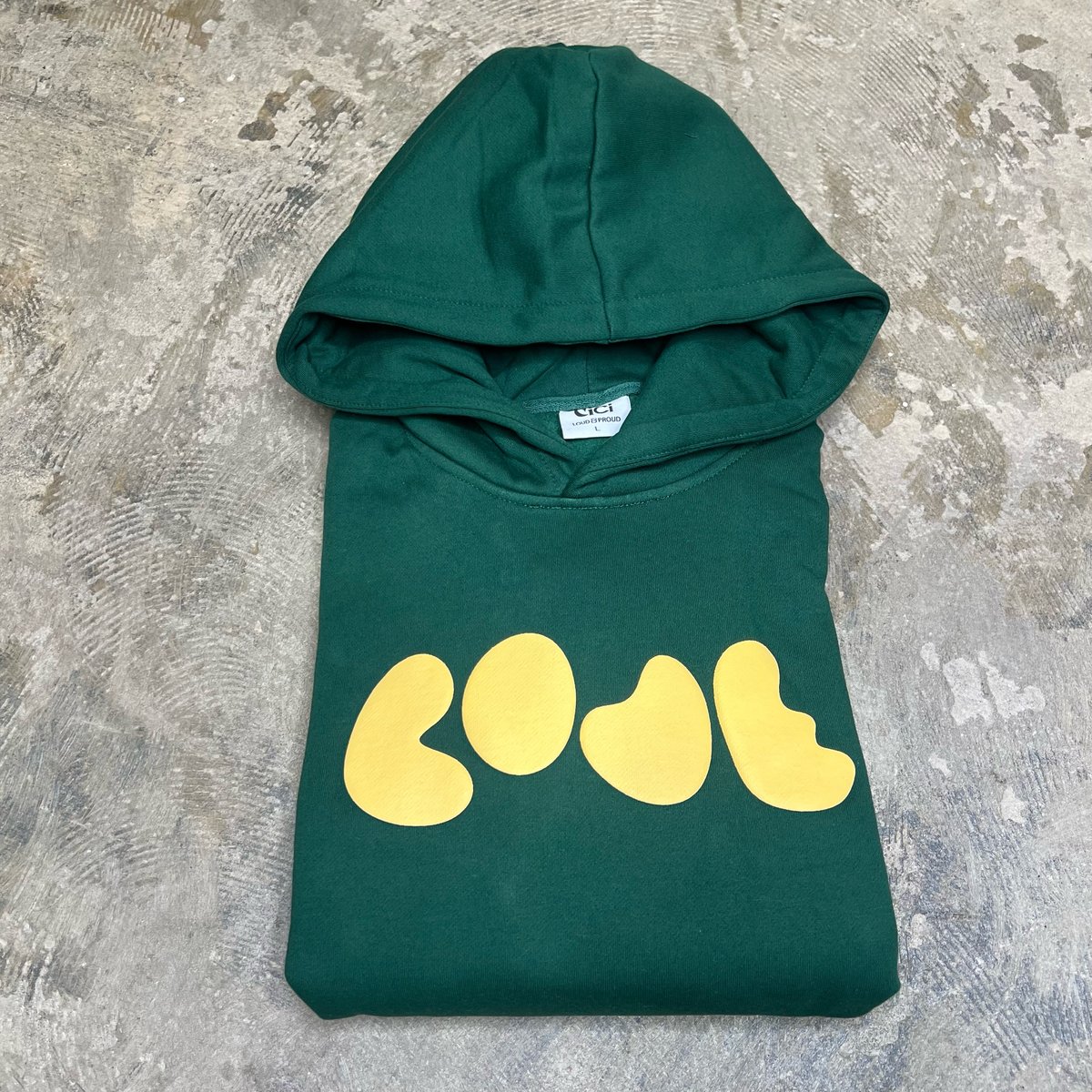 LOVE Loud Proud Hoodie Bottle Green/ Nispero