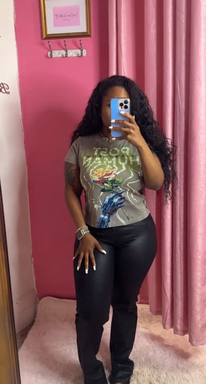 Image of Post Human Diamond Graffic Tee