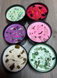 Medium crystal candle 