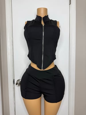 Image of Zip Up Short Set