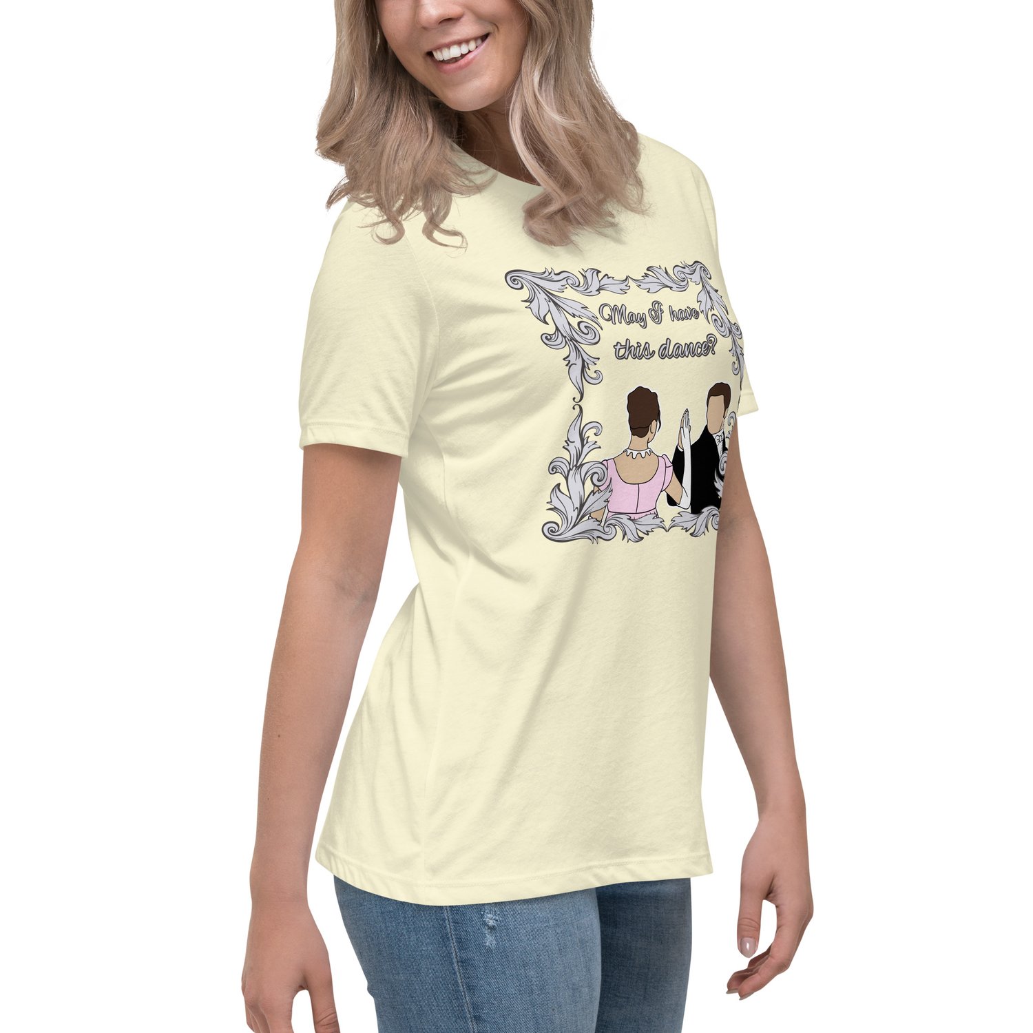 Image of Women's Relaxed T-Shirt dance bridgerton inspired 