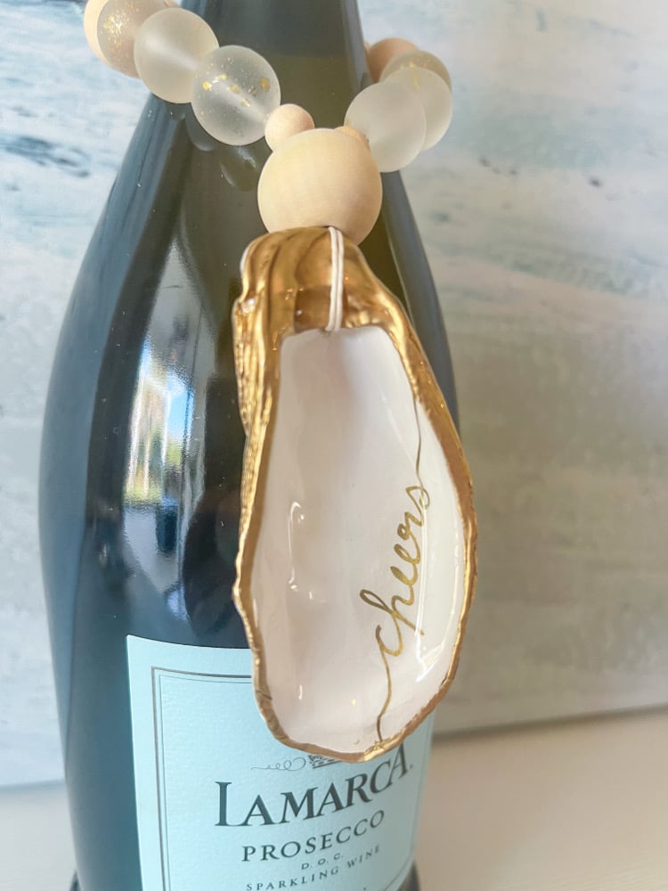 Image of Cheers | Oyster Wine Bottle Charm