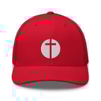 Image 5 of Faith Cross Emblem Trucker Cap