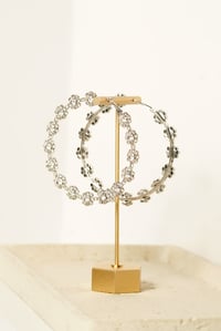 Image 2 of Dania hoop earrings
