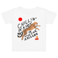 Image 1 of Flamin’ Hot Cheetah Baby T-shirt