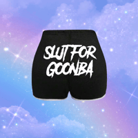 Image 1 of slut for goonba booty shorts