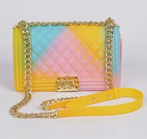 Pvc Square Crossbody Clutch