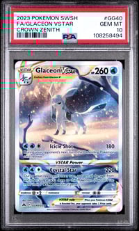 PSA 10 Glaceon Vstar CZ ENG 