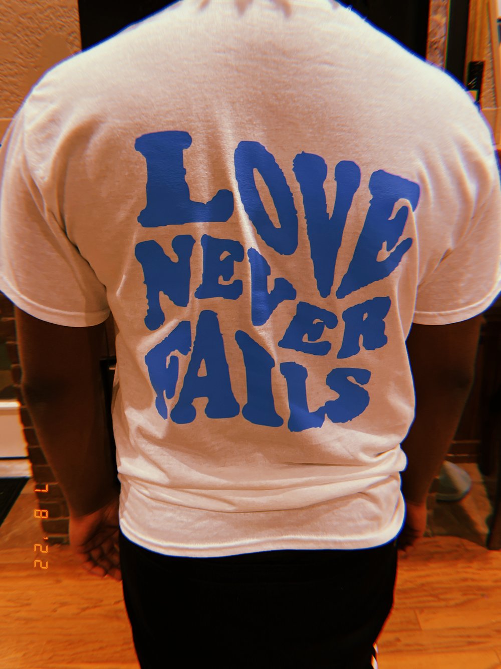 Love Never Fails (Blue)