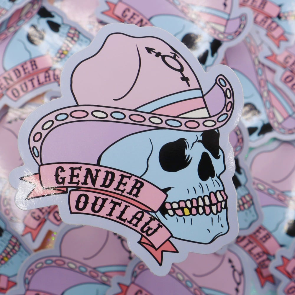 Image of Gender Outlaw Large Vinyl Sticker