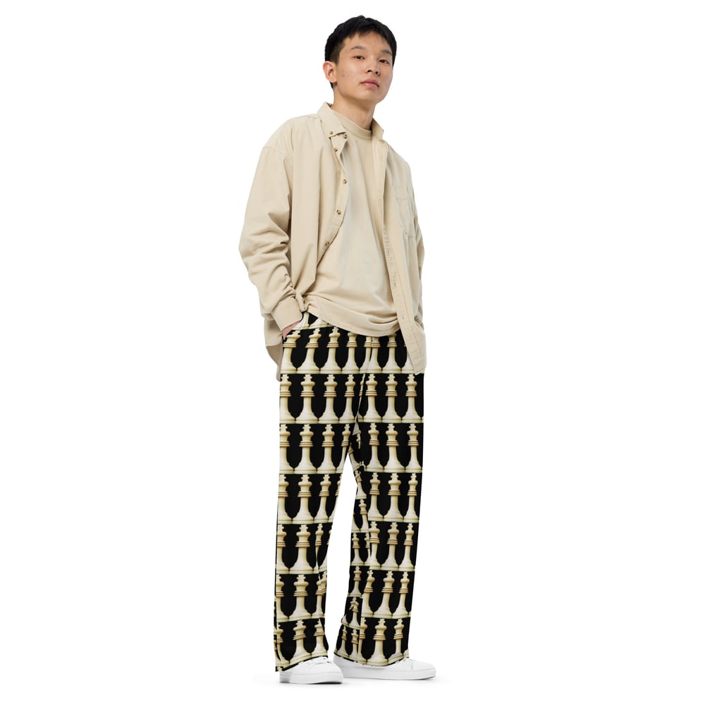 Image of unisex wide-leg pajamas