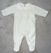 Lemon Smock Baby Grow 