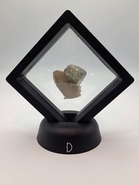 Image 6 of Octahedral YGX Fluorite & Candle Quartz with 2" Display - 10 Styles