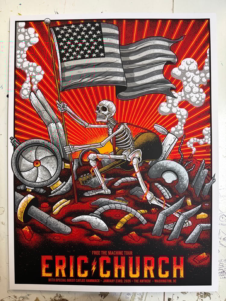 Eric Church - January 23rd, 2026 - Regular and Variants copy | Mazza