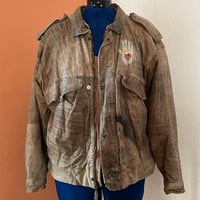 Image 3 of painted Vintage Leather Jacket