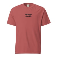 Image 4 of Savage Auntie heavyweight t-shirt