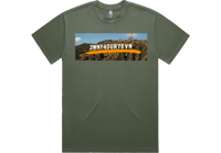 Image 1 of Oversized Cypress “2wny4our7evn” Tee W/Orange Writing 