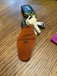 Image 1 of Leather Hotel Key Fob