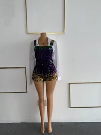sequin overall 