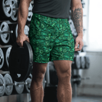 Image 3 of Mountain Pine Camo Unisex Athletic Shorts