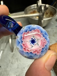 Image 1 of Double Bloom in Pink and Blue