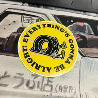 Image 1 of Tire Boi Sticker - Yellow